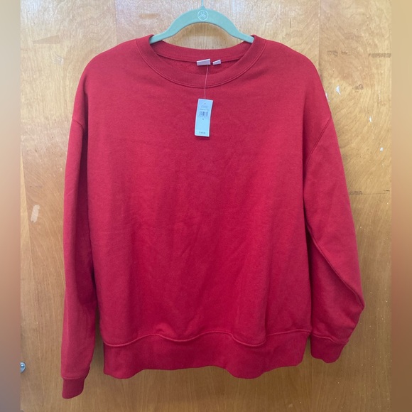 GAP Tops - gap Red Crewneck sweatshirt
